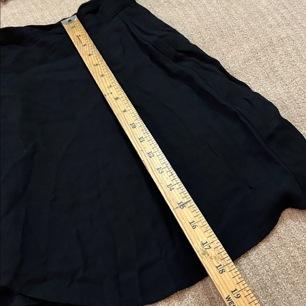 Reformation Black Mini Wrap Skirt - Picture 7 of 7